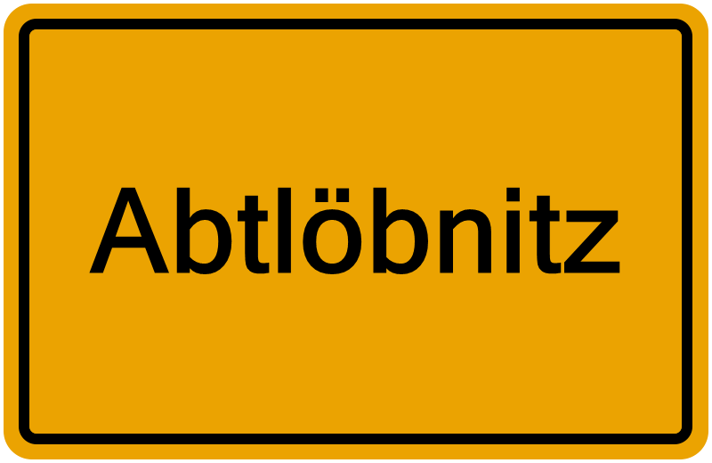 Handelsregister Abtlöbnitz