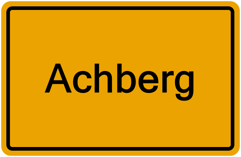 Handelsregister Achberg