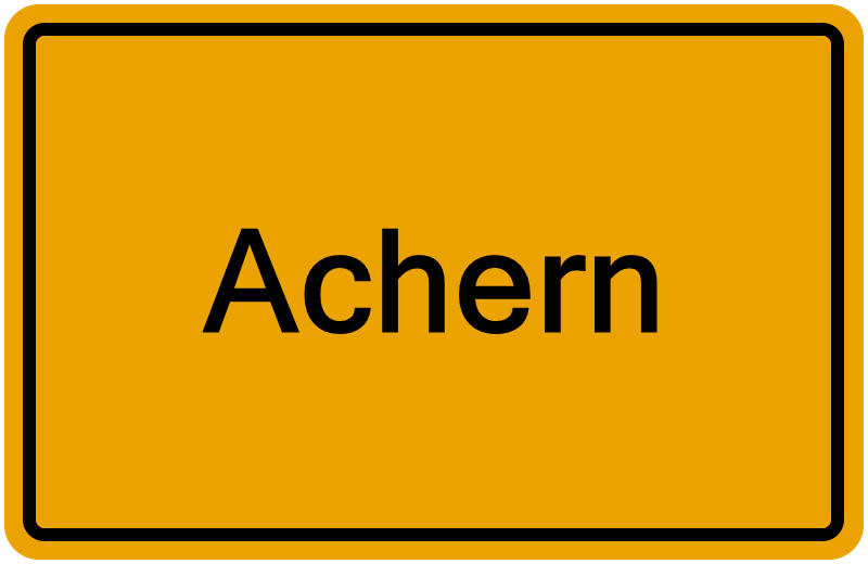 Handelsregister Achern