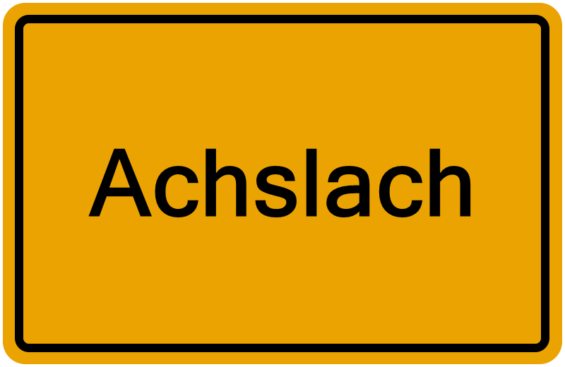 Handelsregister Achslach