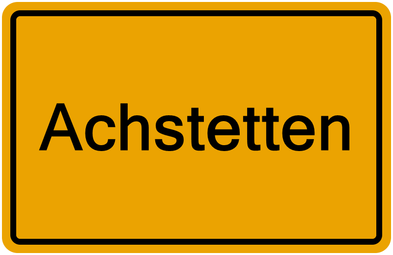 Handelsregister Achstetten