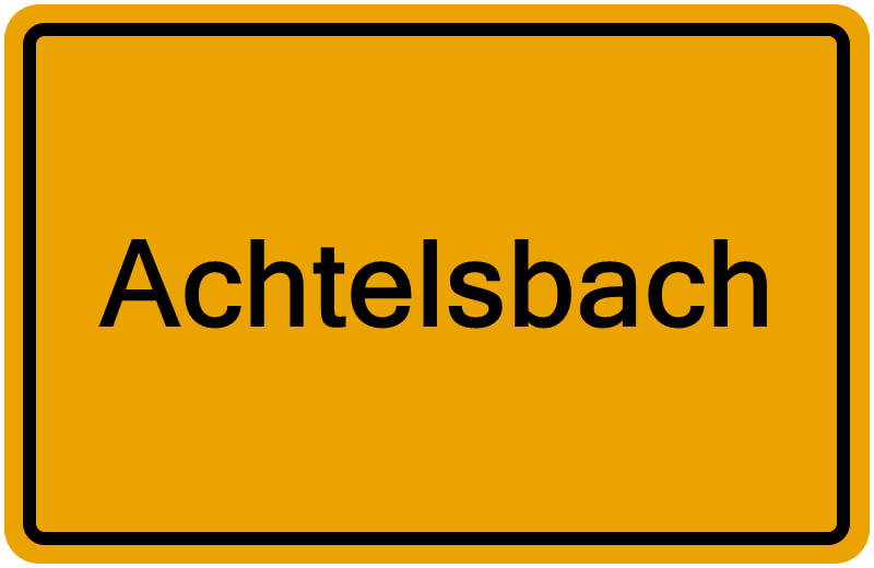 Handelsregister Achtelsbach