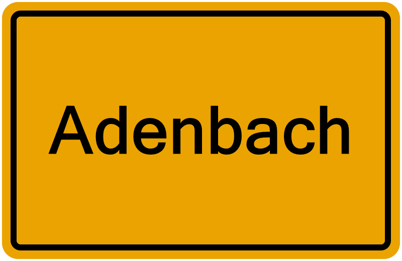 Handelsregister Adenbach