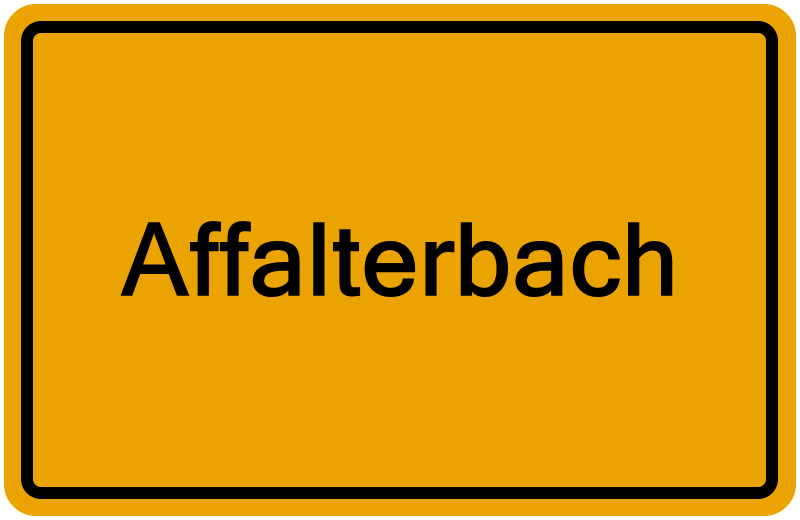 Handelsregister Affalterbach
