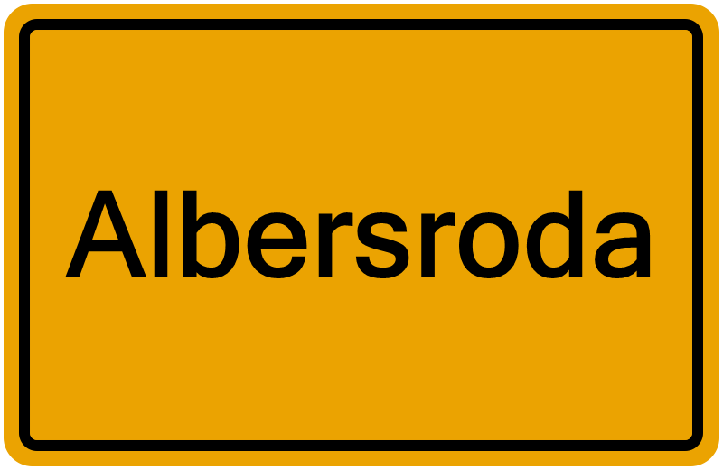 Handelsregister Albersroda