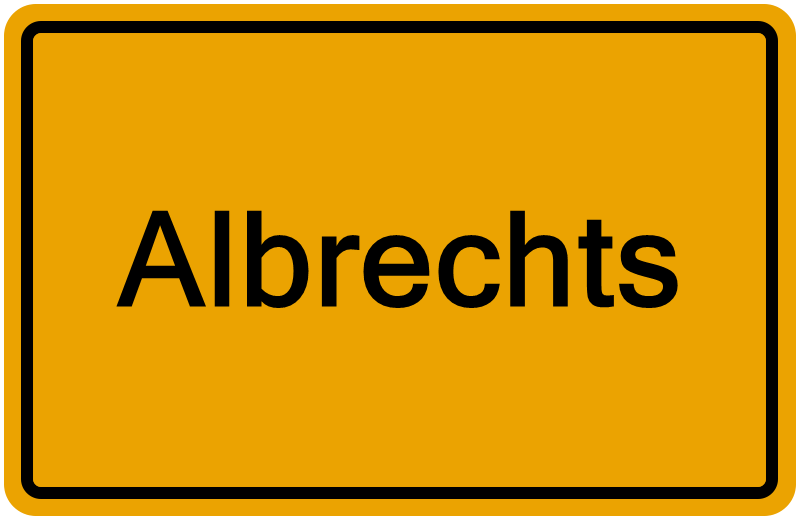 Handelsregister Albrechts
