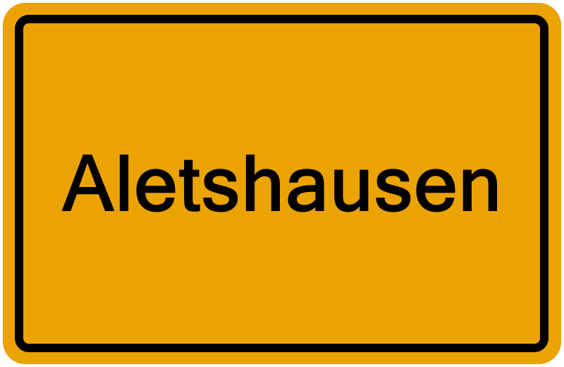 Handelsregister Aletshausen