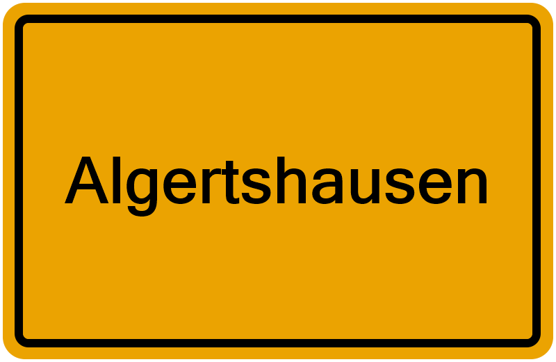 Handelsregister Algertshausen