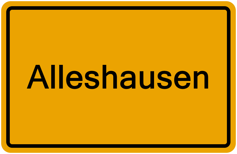 Handelsregister Alleshausen
