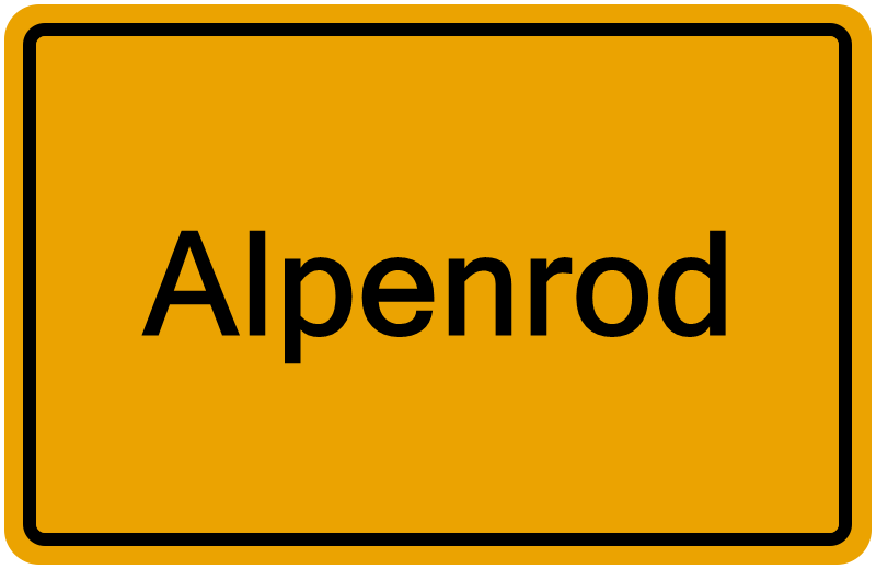 Handelsregister Alpenrod
