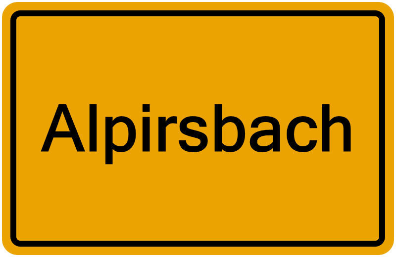 Handelsregister Alpirsbach