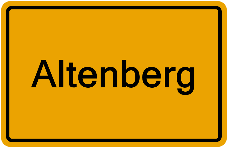 Handelsregister Altenberg