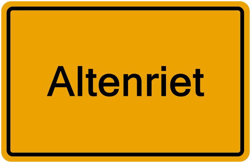 Handelsregister Altenriet