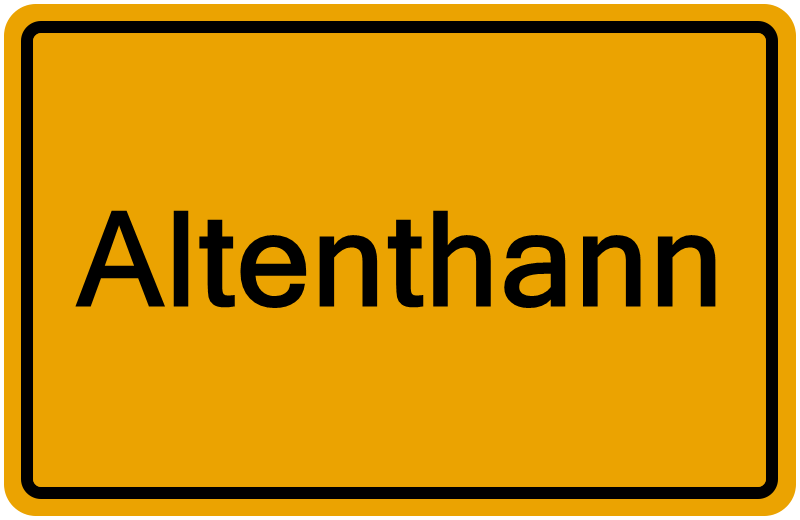 Handelsregister Altenthann