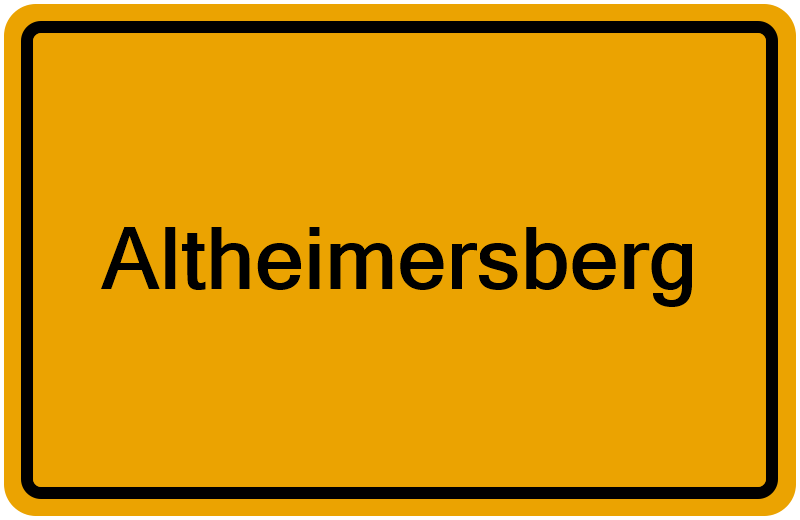 Handelsregister Altheimersberg