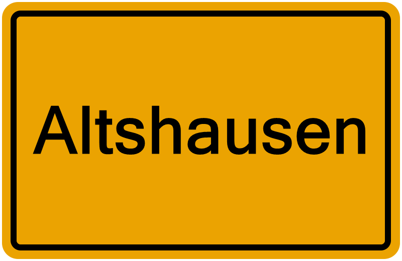 Handelsregister Altshausen