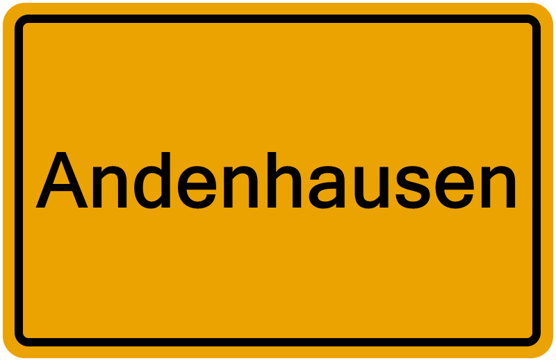 Handelsregister Andenhausen