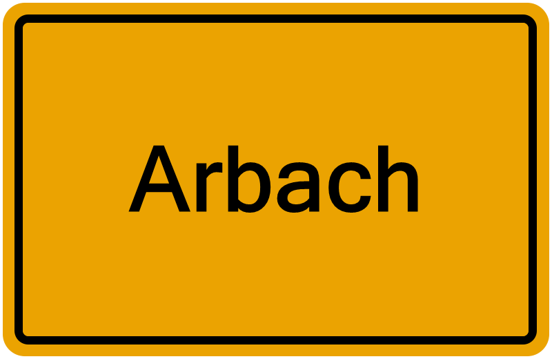 Handelsregister Arbach