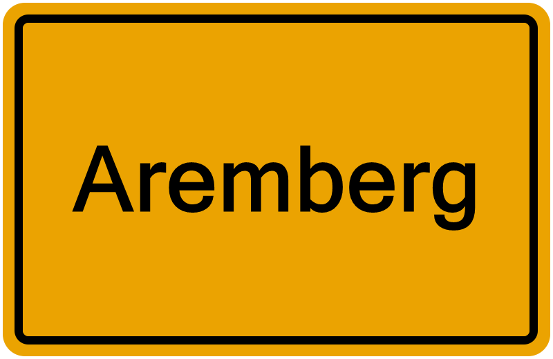 Handelsregister Aremberg