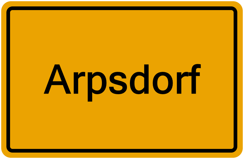 Handelsregister Arpsdorf
