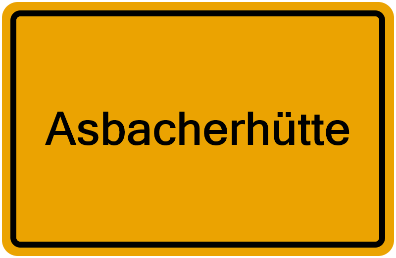 Handelsregister Asbacherhütte
