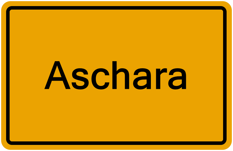 Handelsregister Aschara