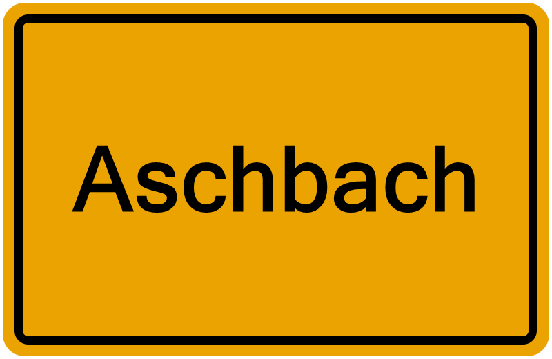 Handelsregister Aschbach