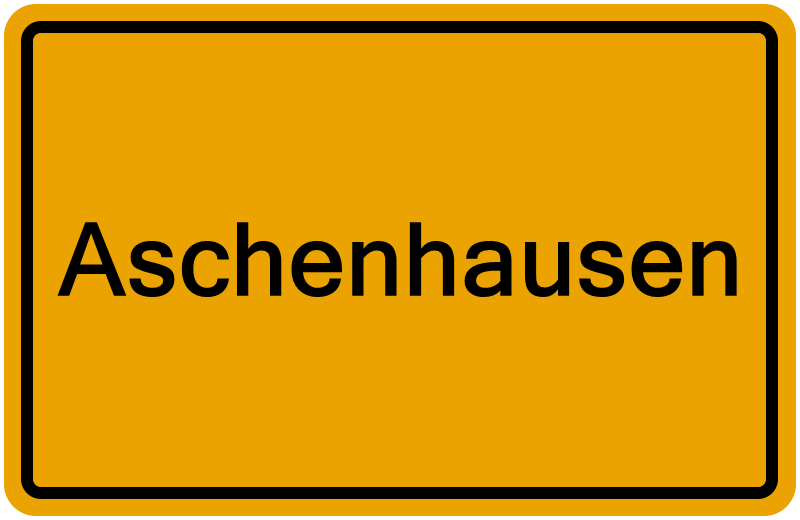 Handelsregister Aschenhausen