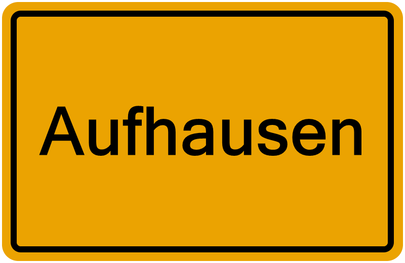 Handelsregister Aufhausen