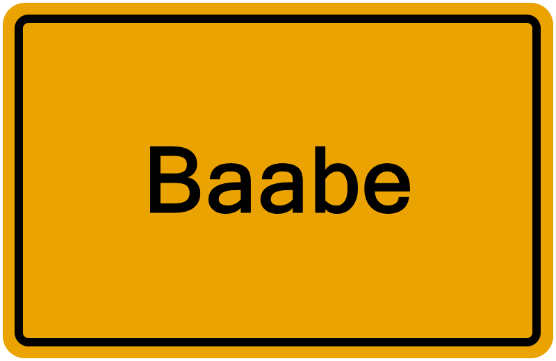 Handelsregister Baabe