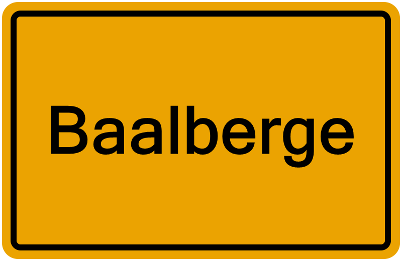 Handelsregister Baalberge