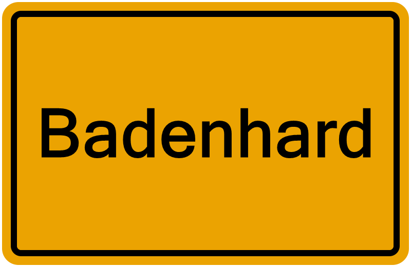 Handelsregister Badenhard