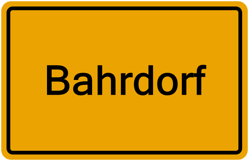 Handelsregister Bahrdorf