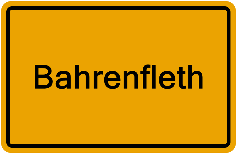 Handelsregister Bahrenfleth