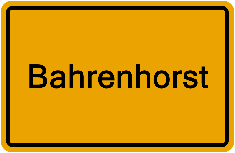 Handelsregister Bahrenhorst