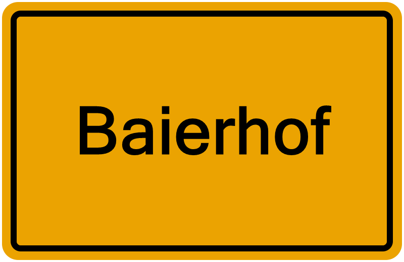 Handelsregister Baierhof