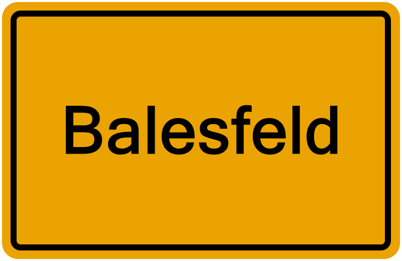 Handelsregister Balesfeld