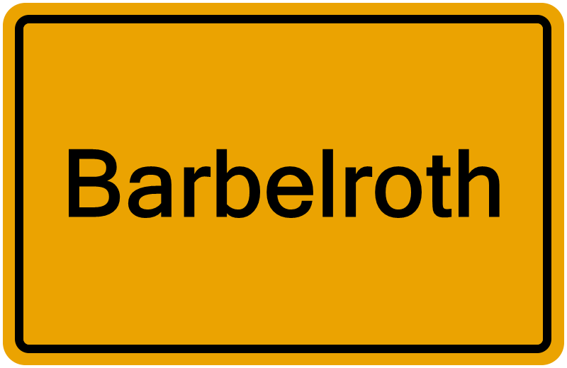 Handelsregister Barbelroth