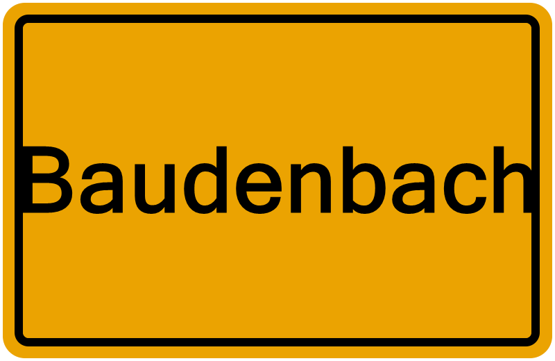 Handelsregister Baudenbach