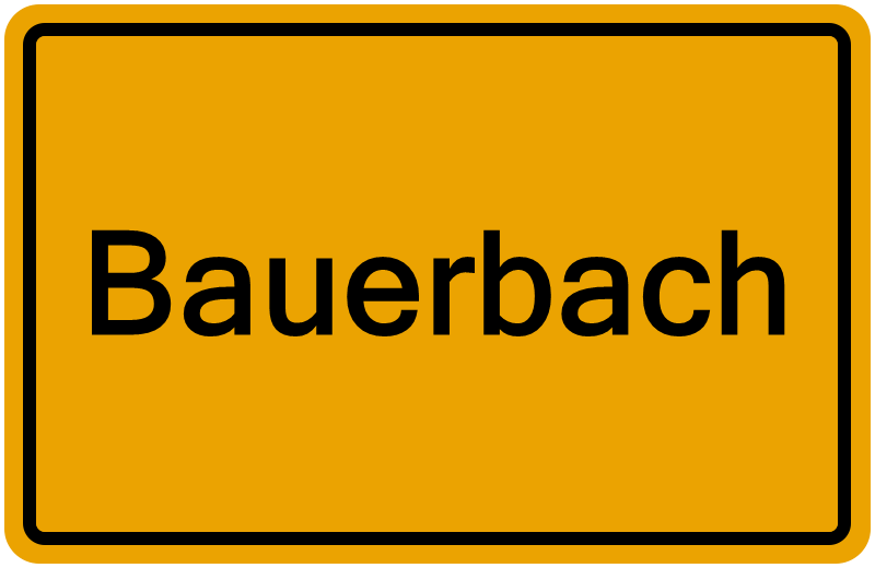 Handelsregister Bauerbach