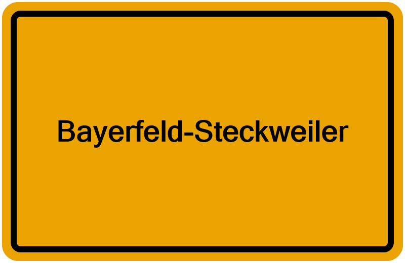 Handelsregister Bayerfeld-Steckweiler