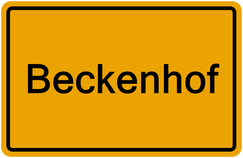 Handelsregister Beckenhof