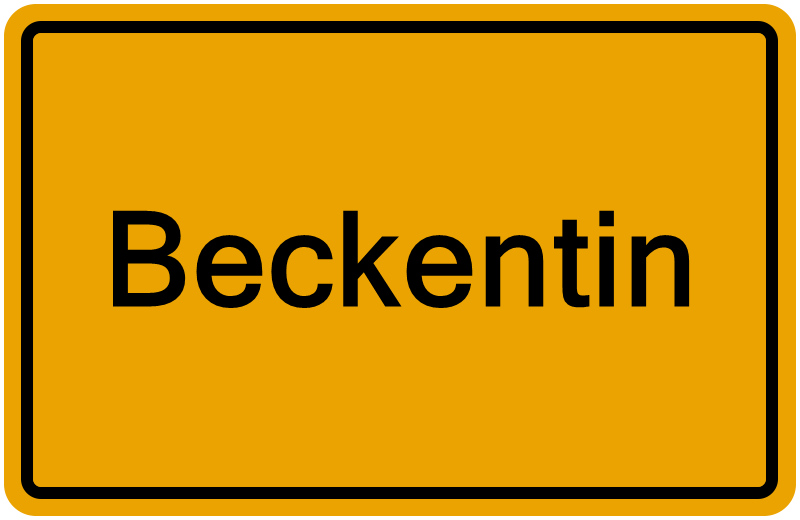 Handelsregister Beckentin