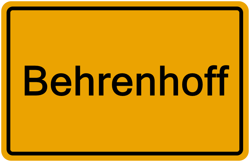 Handelsregister Behrenhoff