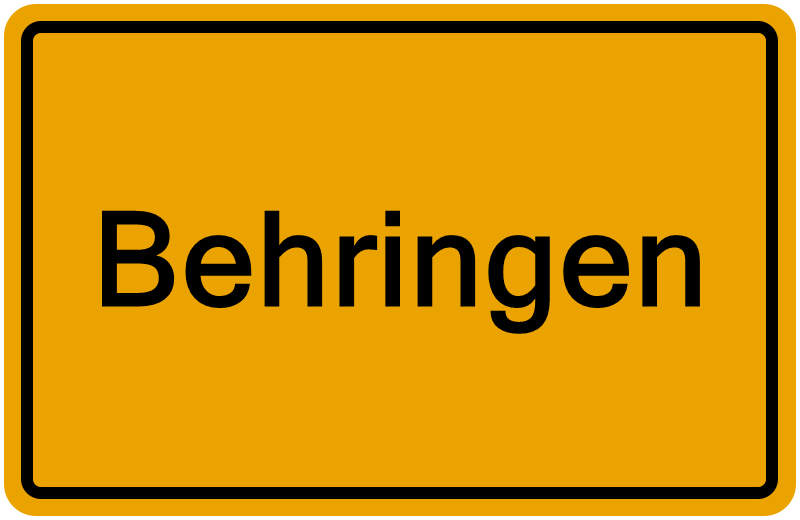 Handelsregister Behringen