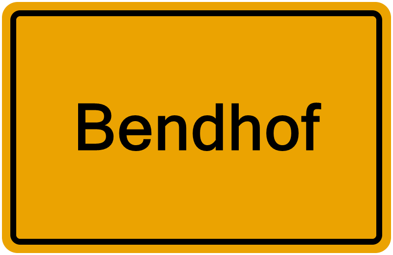 Handelsregister Bendhof
