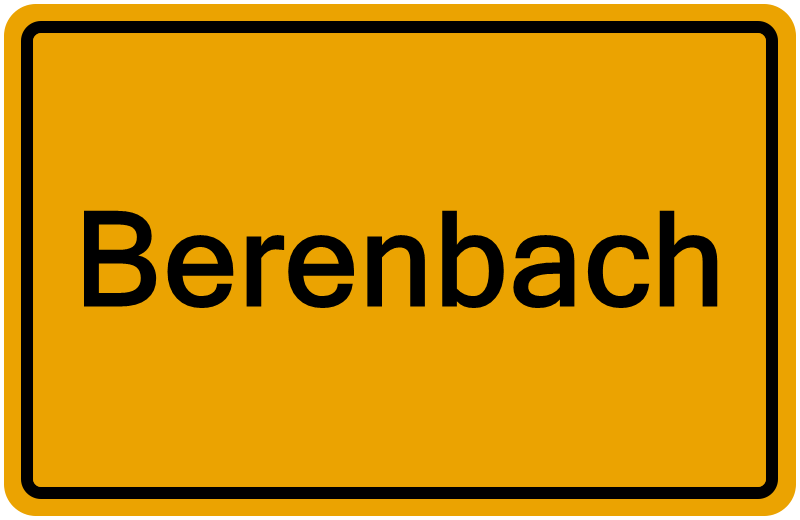 Handelsregister Berenbach