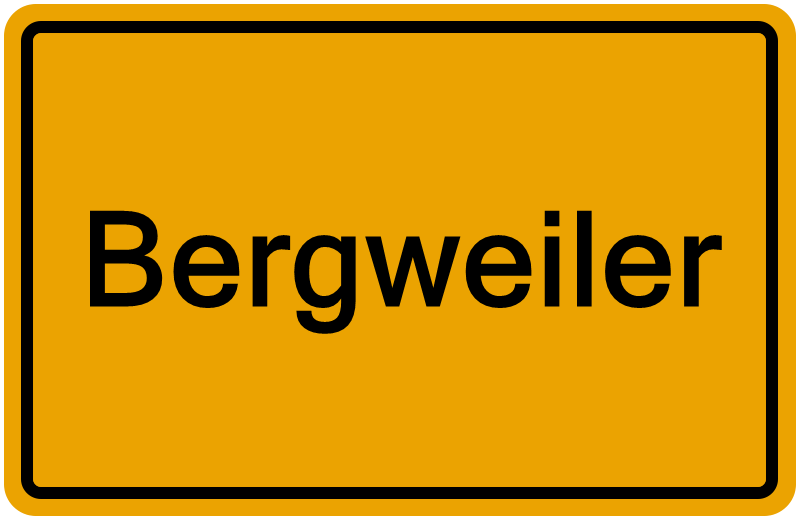 Handelsregister Bergweiler