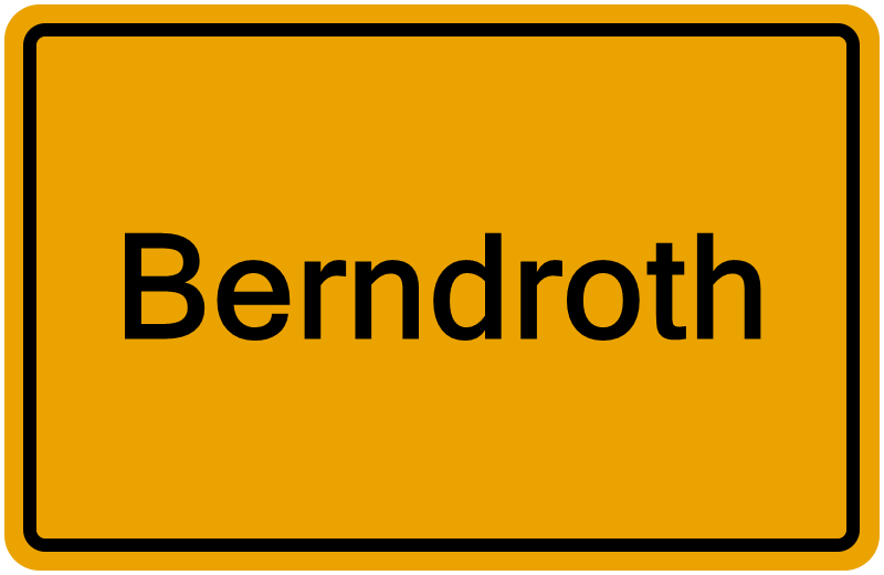 Handelsregister Berndroth