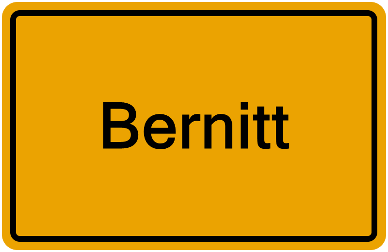 Handelsregister Bernitt